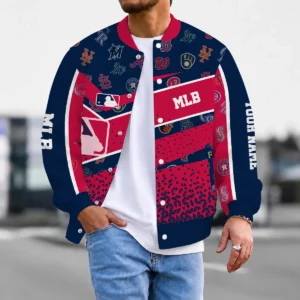 Limited Edition – Customized MLB All Teams Satin Varsity & Baseball Jacket