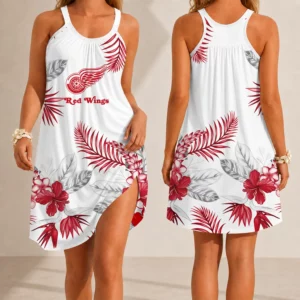 Limited Edition – Customized NHL Detroit Red Wings Camisole Dress