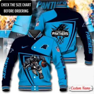 Limited Edition – Customized NFL Carolina Panthers Satin Varsity & Baseball Jacket