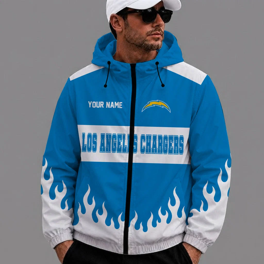 Limited Edition – Customized NFL Los Angeles Chargers Windbreaker Jacket