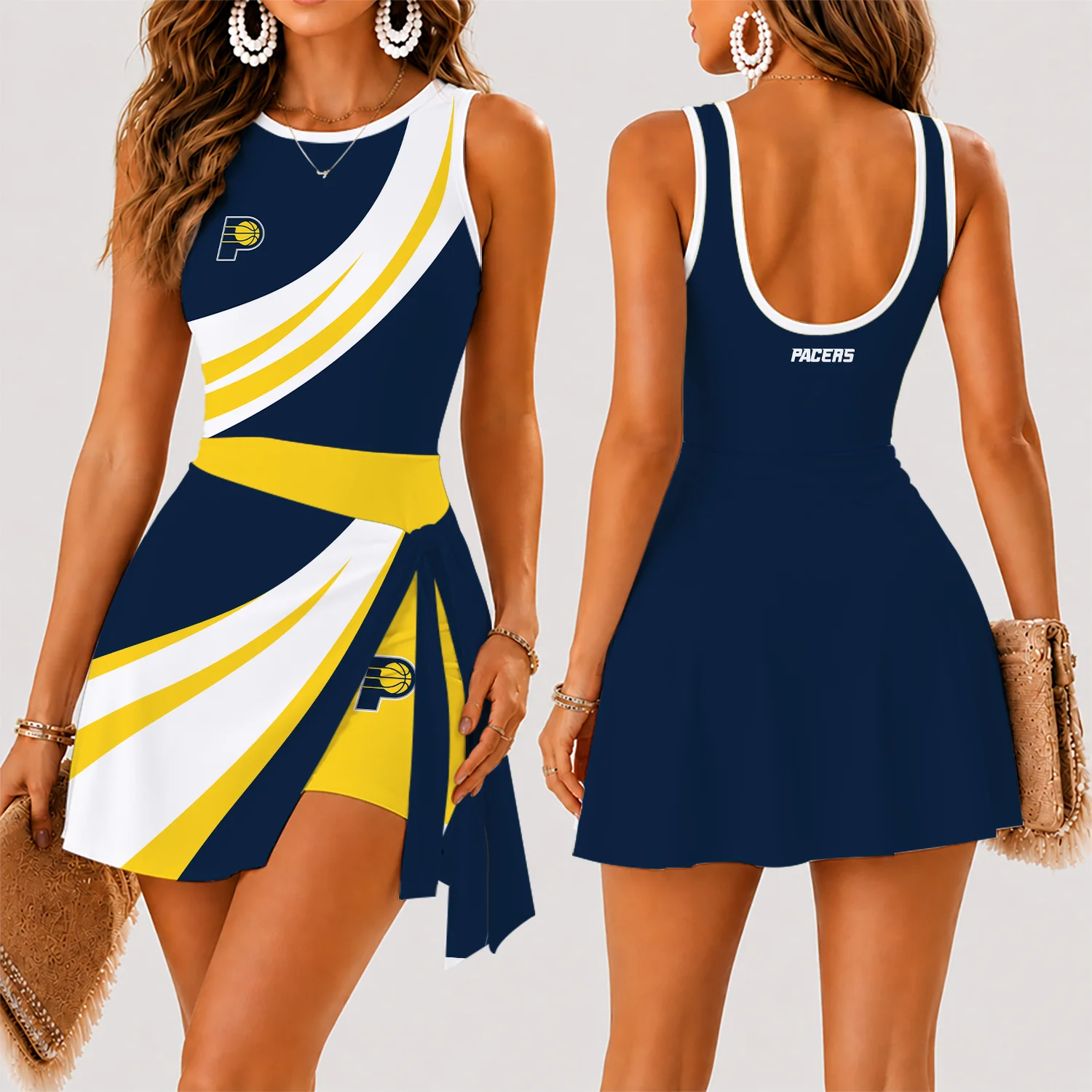 Limited Edition – Customized NBA Indiana Pacers Women’S Summer Skort Dress