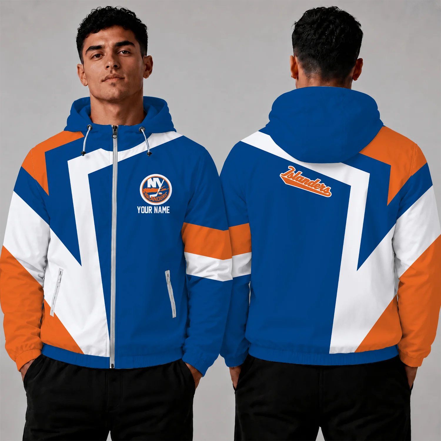 Limited Edition – Customized NHL New York Islanders Windbreaker Jacket