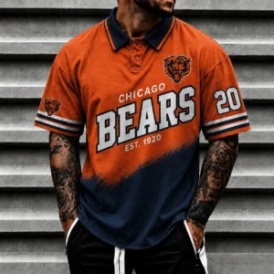 Limited Edition – Customized NFL Chicago Bears Polo Shirt