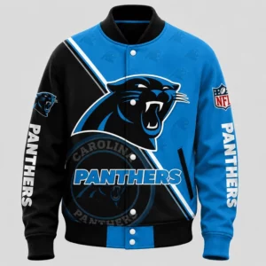 Limited Edition – Customized NFL Carolina Panthers Satin Varsity & Baseball Jacket