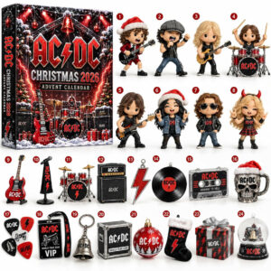 ACDC Christmas 2026 Advent Calendar Christmas Countdown ACDC Fans Gifts