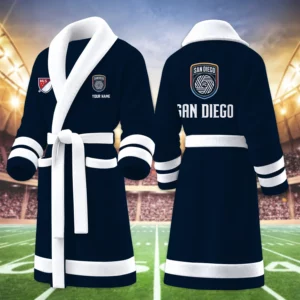 Limited Edition – Customized MLS San Diego FC Fleece Bathrobe