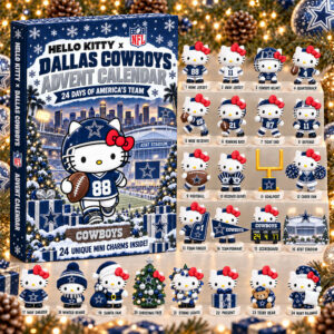 Hello Kitty x Dallas Cowboys 2026 Christmas Advent Calendar Cowboys Xmas Calendar