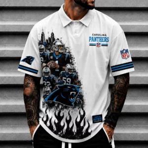 Limited Edition – Customized NFL Carolina Panthers Polo Shirt