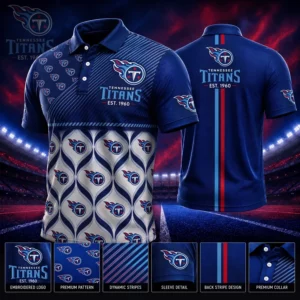Limited Edition – Customized NFL Tennessee Titans Polo Shirt