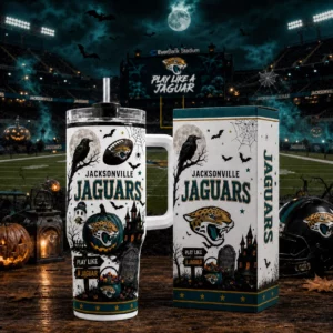 Limited Edition – Customized NFL Jacksonville Jaguars Halloween 40Oz Tumbler