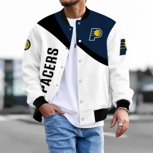 Limited Edition – Customized NBA Indiana Pacers Baseball Jacket, Satin Varsity Jacket