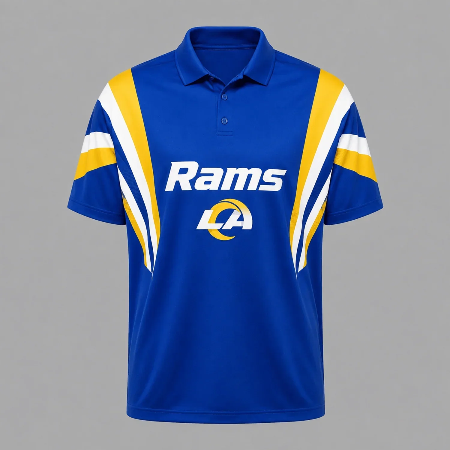 Limited Edition – Customized NFL Los Angeles Rams Polo Shirt