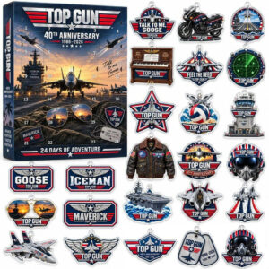 Top Gun 49th Anniversary 1986-2026 Advent Calendar 24 Days Christmas Countdown Gift