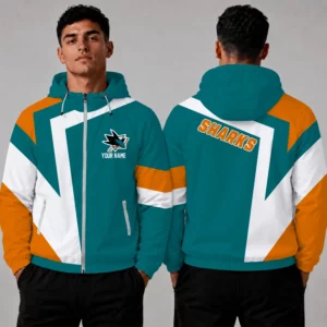 Limited Edition – Customized NHL San Jose Sharks Windbreaker Jacket