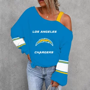 Limited Edition – Customized NFL Los Angeles Chargers Drop Shoulder Sweatshirt