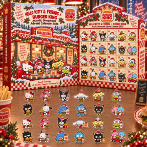 Hello Kitty And Friends x Burger King Advent Calendar 2026 Grinch Photo Christmas Ornament