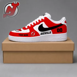 Limited Edition – Customized NHL New Jersey Devils Af1 Shoes