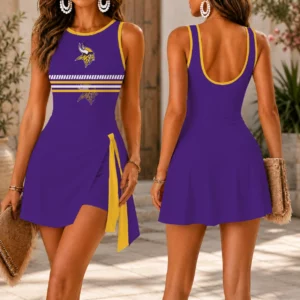 Limited Edition – Customized NFL Minnesota Vikings Women’s Summer Skort Dress