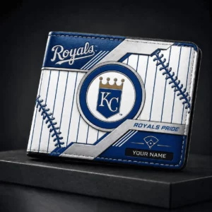 Limited Edition – Customized MLB Kansas City Royals Leather Wallet