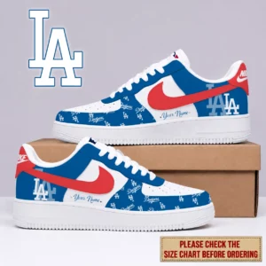 Limited Edition – Customized MLB Los Angeles Dodgers Af1 Shoes