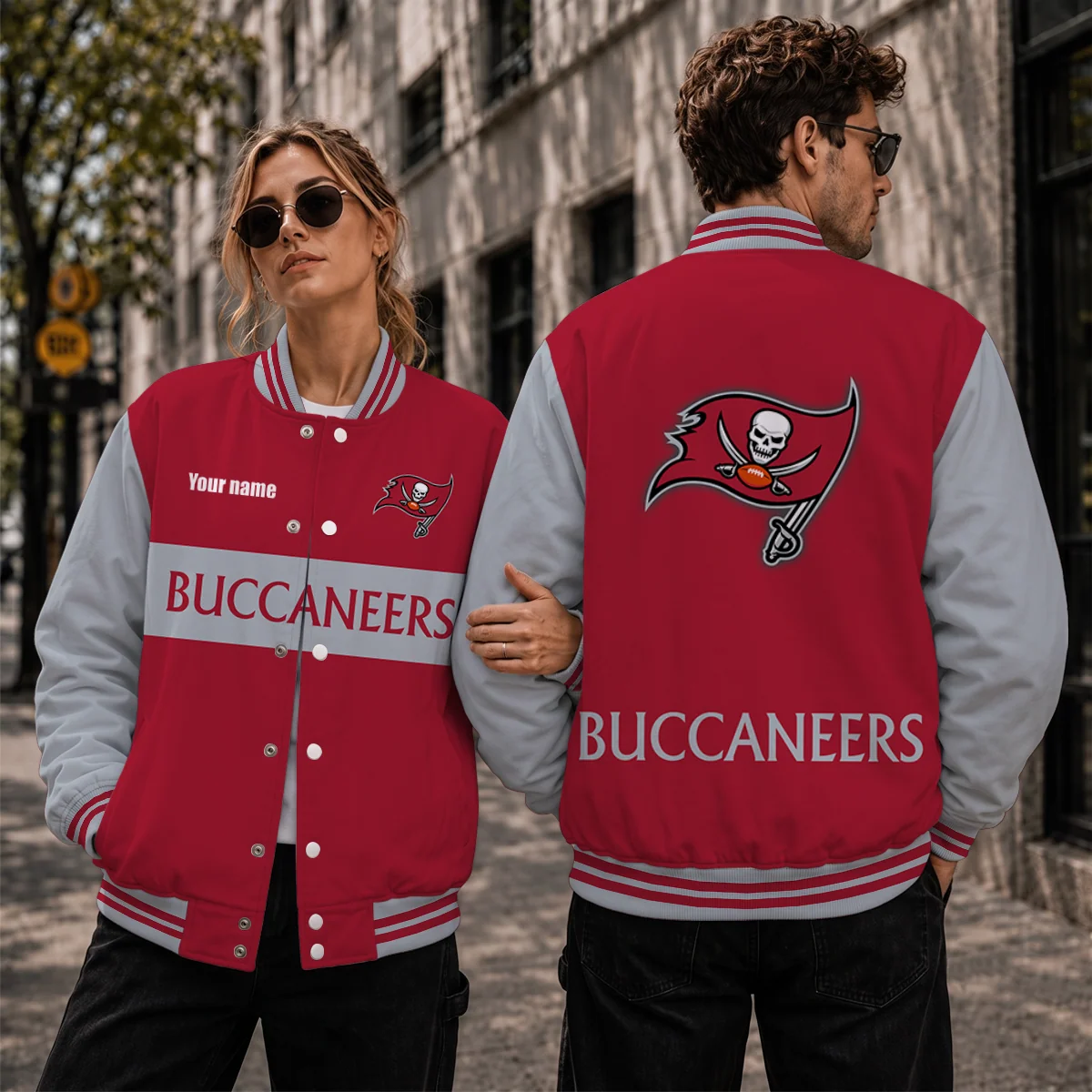 Limited Edition – Customized NFL Tampa Bay Buccaneers Satin Varsity & Baseball Jacket