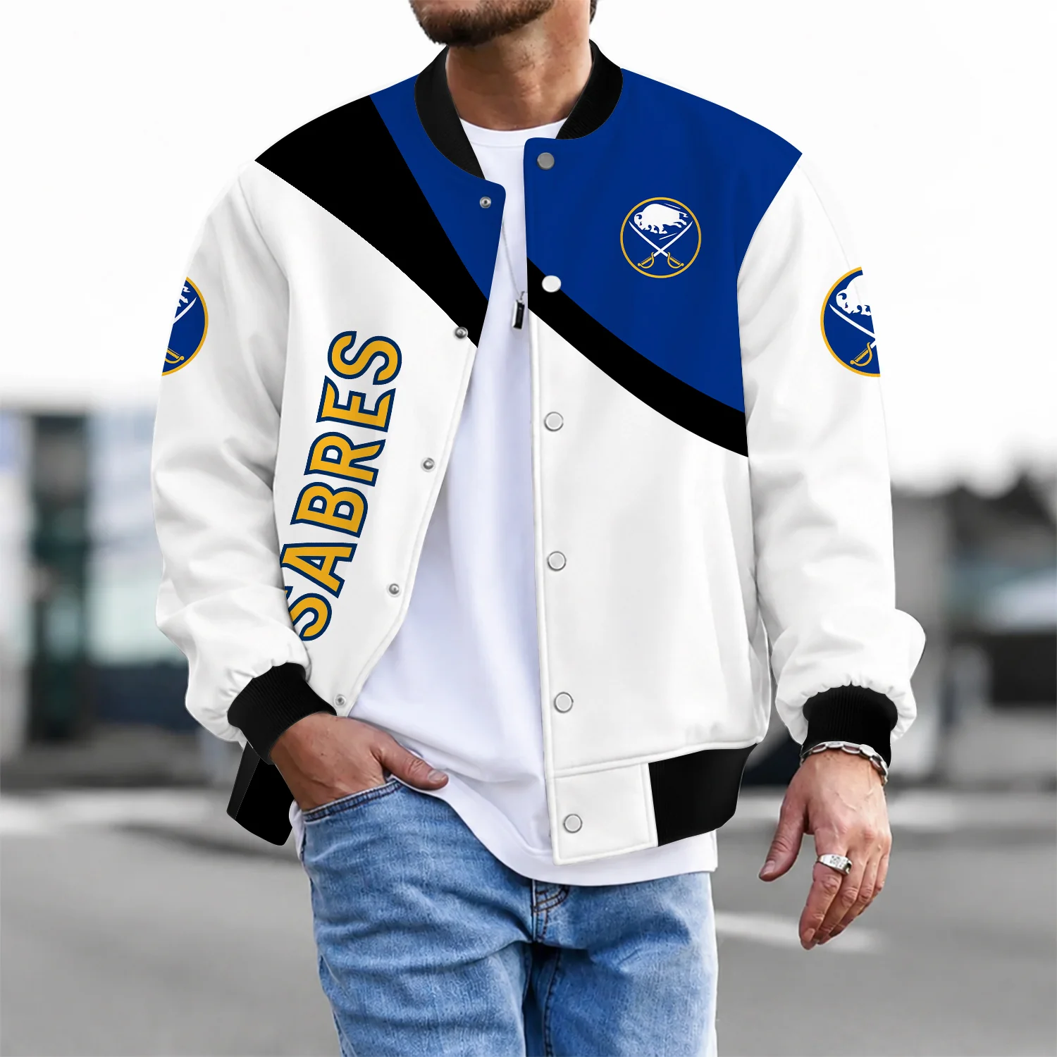 Limited Edition – Customized NHL Buffalo Sabres Satin Varsity Jacket & Baseball Jacket