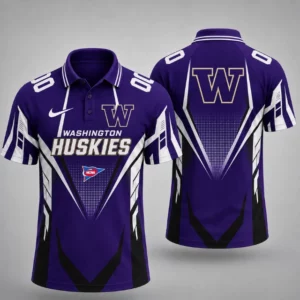 Limited Edition – Customized NCAA Washington Huskies Polo Shirt