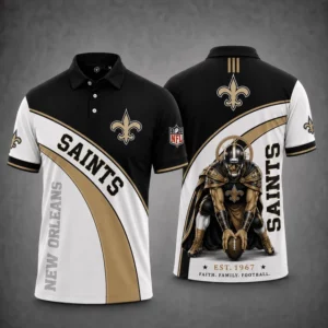 Limited Edition – Customized NFL New Orleans Saints Polo Shirt