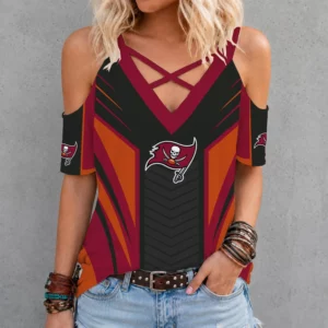 Limited Edition – Customized NFL Tampa Bay Buccaneers Criss Cross V-Neck Top