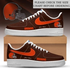 Limited Edition – Customized NFL Cleveland Browns Af1 Shoes