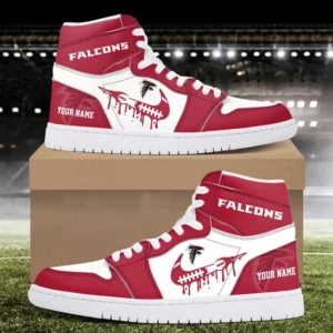 Limited Edition – Customized NFL Atlanta Falcons Air Jordan 1 Sneakers