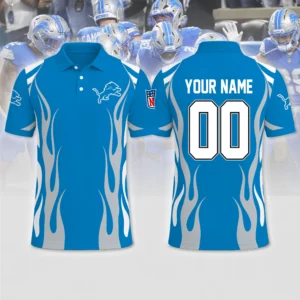 Limited Edition – Customized NFL Detroit Lions Polo Shirt