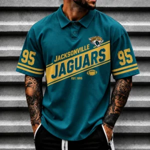 Limited Edition – Customized NFL Jacksonville Jaguars Polo Shirt
