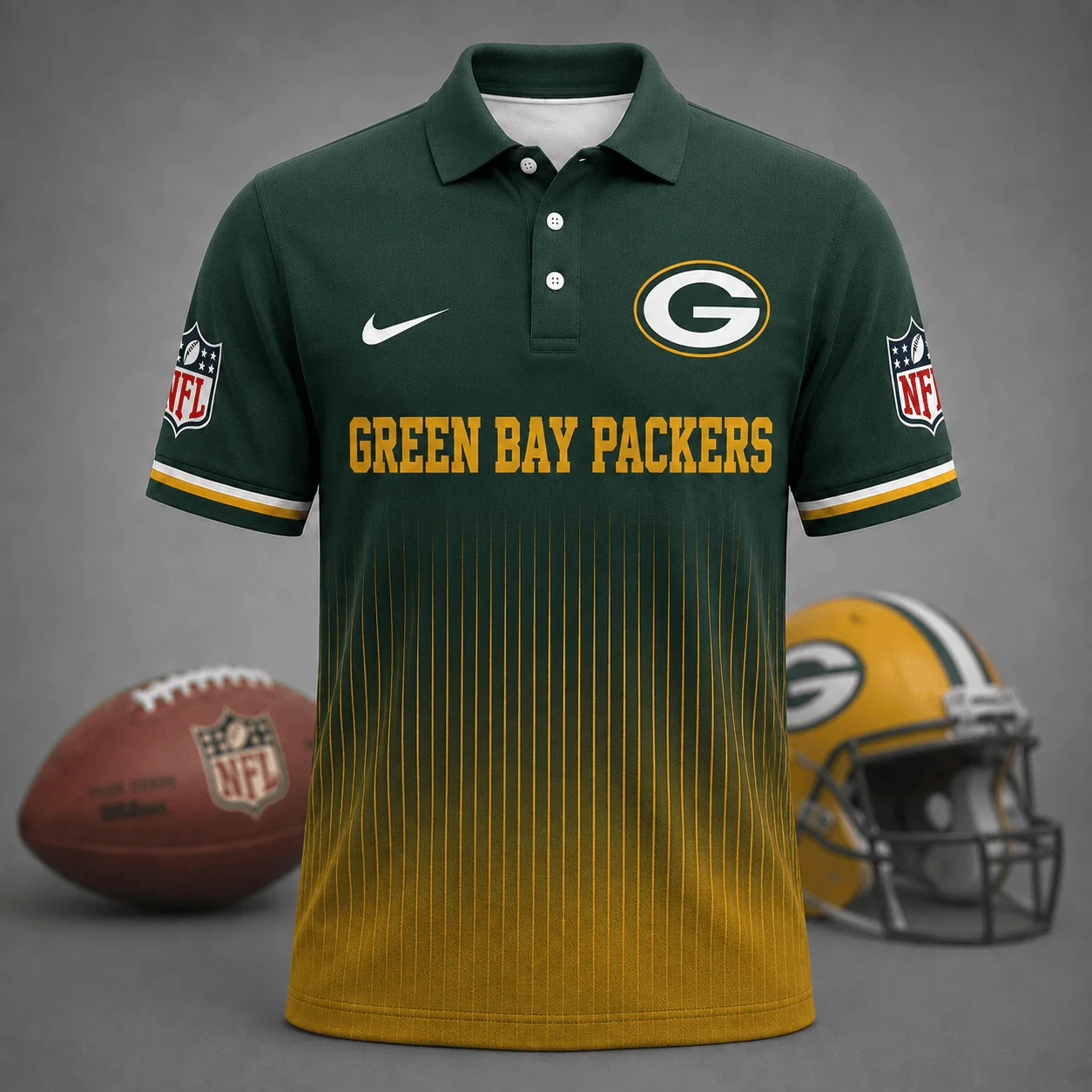 Limited Edition – Customized NFL Green Bay Packers Polo Shirt