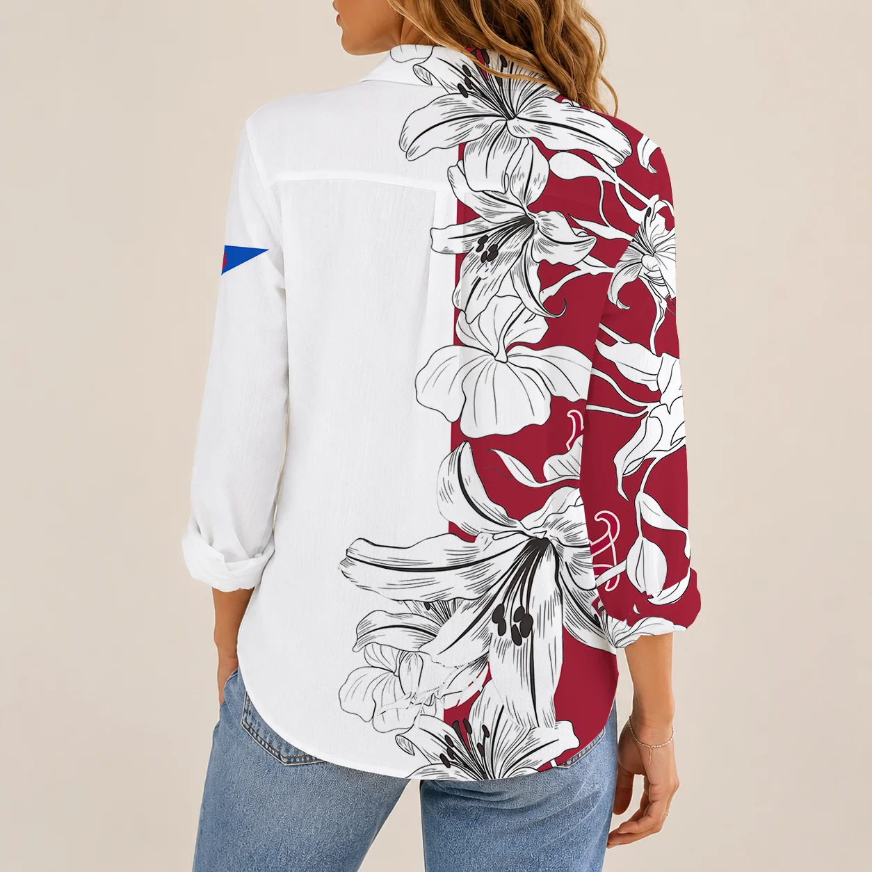 Limited Edition – Customized NCAA Alabama Crimson Tide Women Casual Shirt - Image 2
