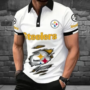 Limited Edition – Customized NFL Pittsburgh Steelers Polo Shirt