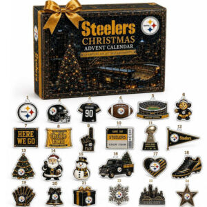 Pittsburgh Steelers Advent Calendar 2026 24 Days Christmas Countdown Gift For Football Fans