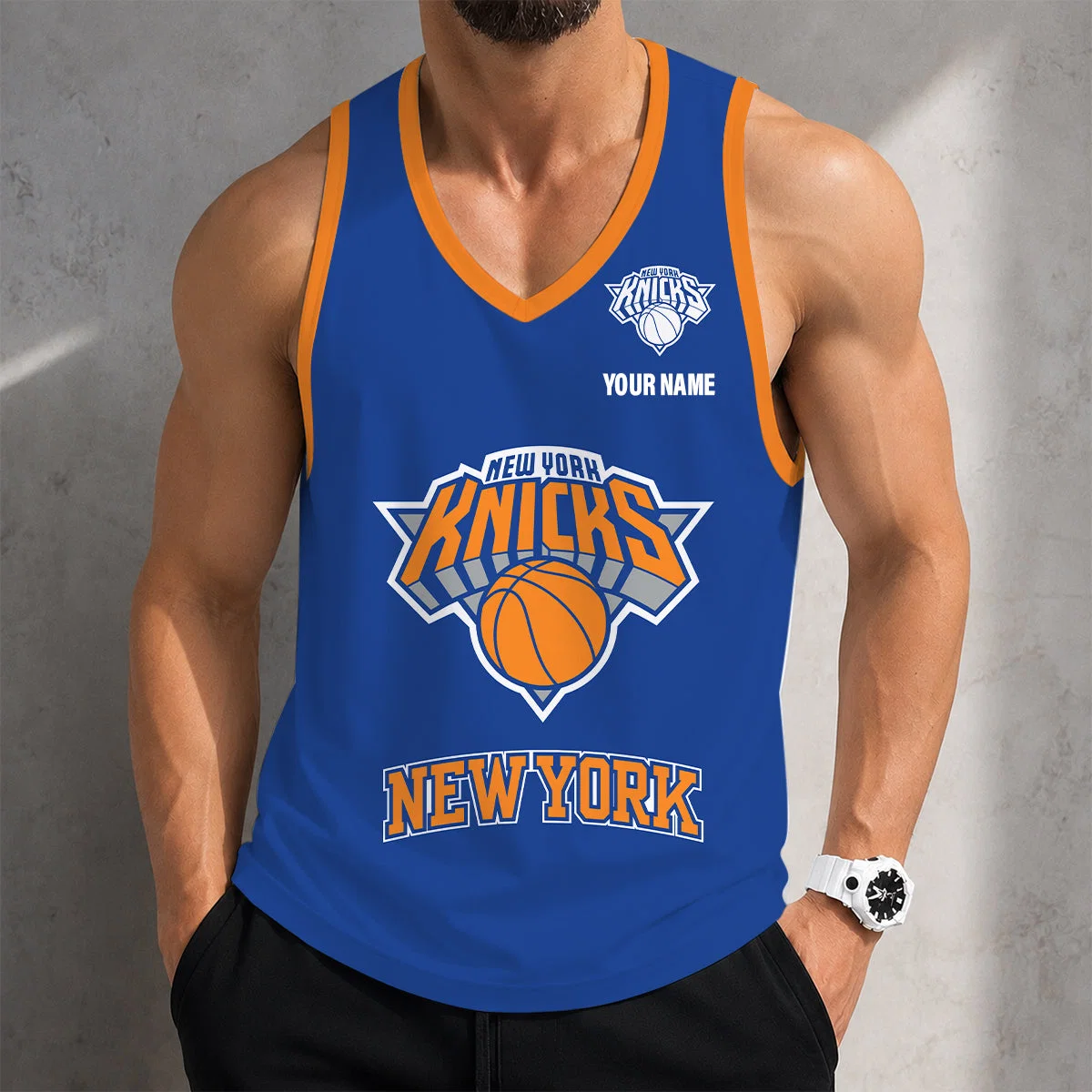 Limited Edition – Customized NBA New York Knicks Unisex Tank Top