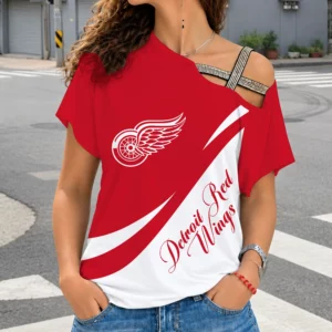 Limited Edition – Customized NHL Detroit Red Wings Shoulder Shirt
