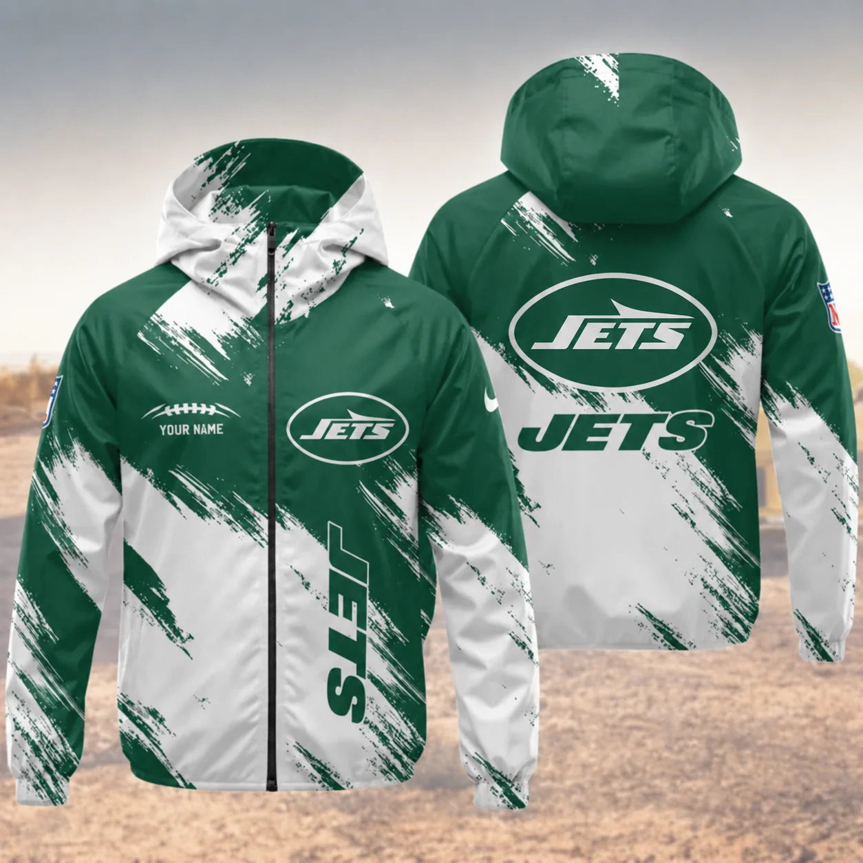Limited Edition – Customized NFL New York Jets Windbreaker Jacket