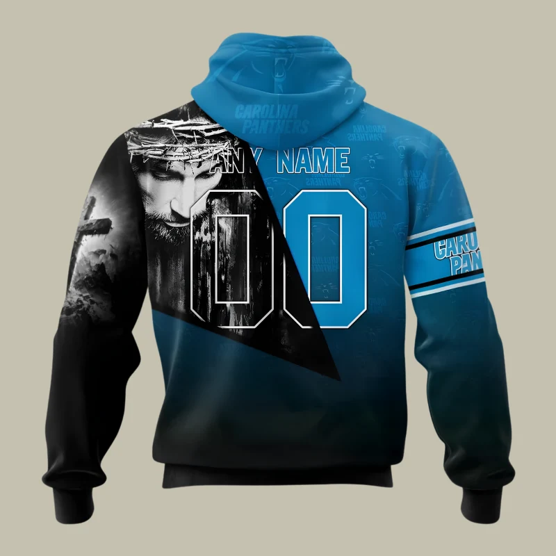 Limited Edition – Customized NFL Carolina Panthers God’s Blessing T-Shirt, Hoodie & Zip Hoodie - Image 3