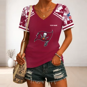 Limited Edition – Customized NFL Tampa Bay Buccaneers V-Neck Female Shirt
