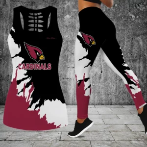 Limited Edition – Customized NFL Arizona Cardinals Hollow Tank Top & Leggings Set