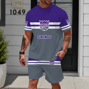 Limited Edition – Customized NBA Sacramento Kings Unisex T-Shirt & Shorts Set