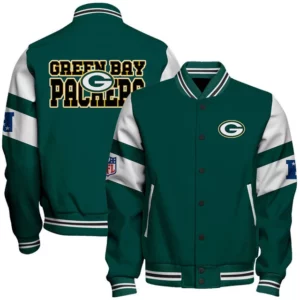 Limited Edition – Customized NFL Green Bay Packers Satin Varsity & Baseball Jacket