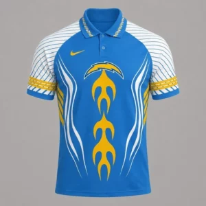Limited Edition – Customized NFL Los Angeles Chargers Polo Shirt