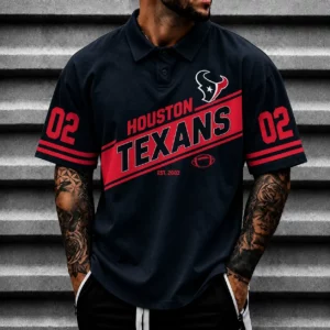Limited Edition – Customized NFL Houston Texans Polo Shirt