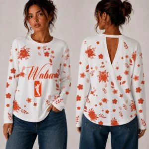 Limited Edition – Customized WNBA Women’s National Basketball Association Women’s Back V-Cut Long-Sleeve Shirt