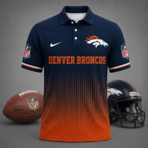 Limited Edition – Customized NFL Denver Broncos Polo Shirt