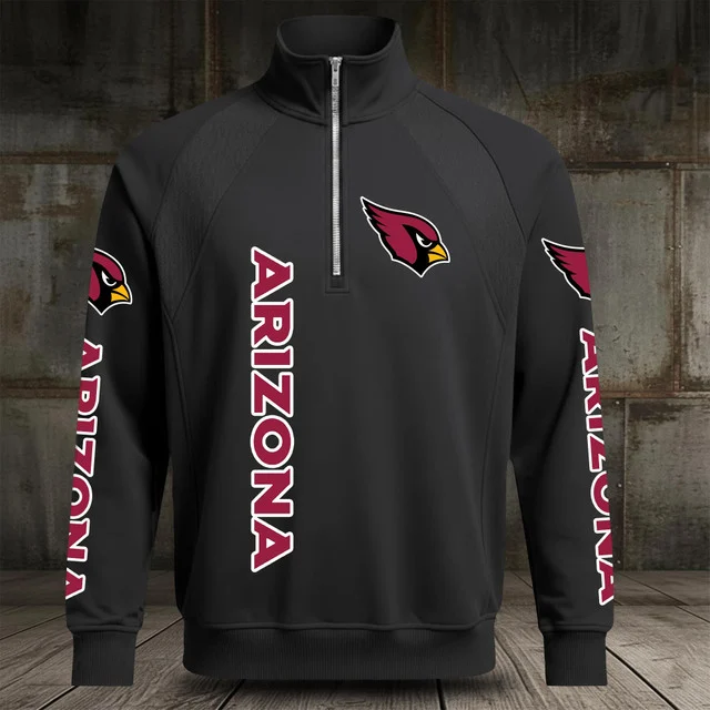 Limited Edition – Customized NFL Arizona Cardinals Men’s Multicolor Quarter-Zip Pullover